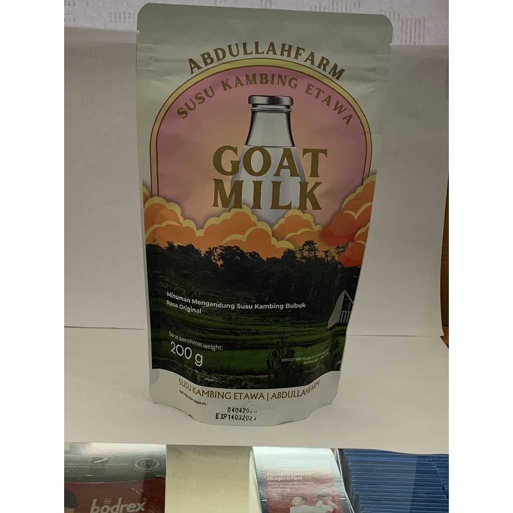 

Abdullah Farm Susu Kambing Etawa Bubuk Rasa Original Kemasan Premium 200gram Dan 500 gram