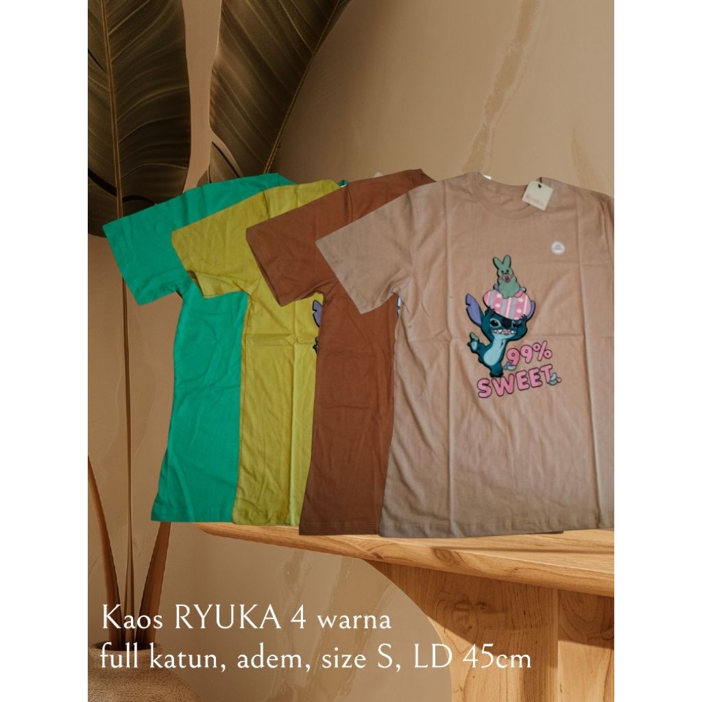 Kaos RYUKA || Full Katun || Adem banget