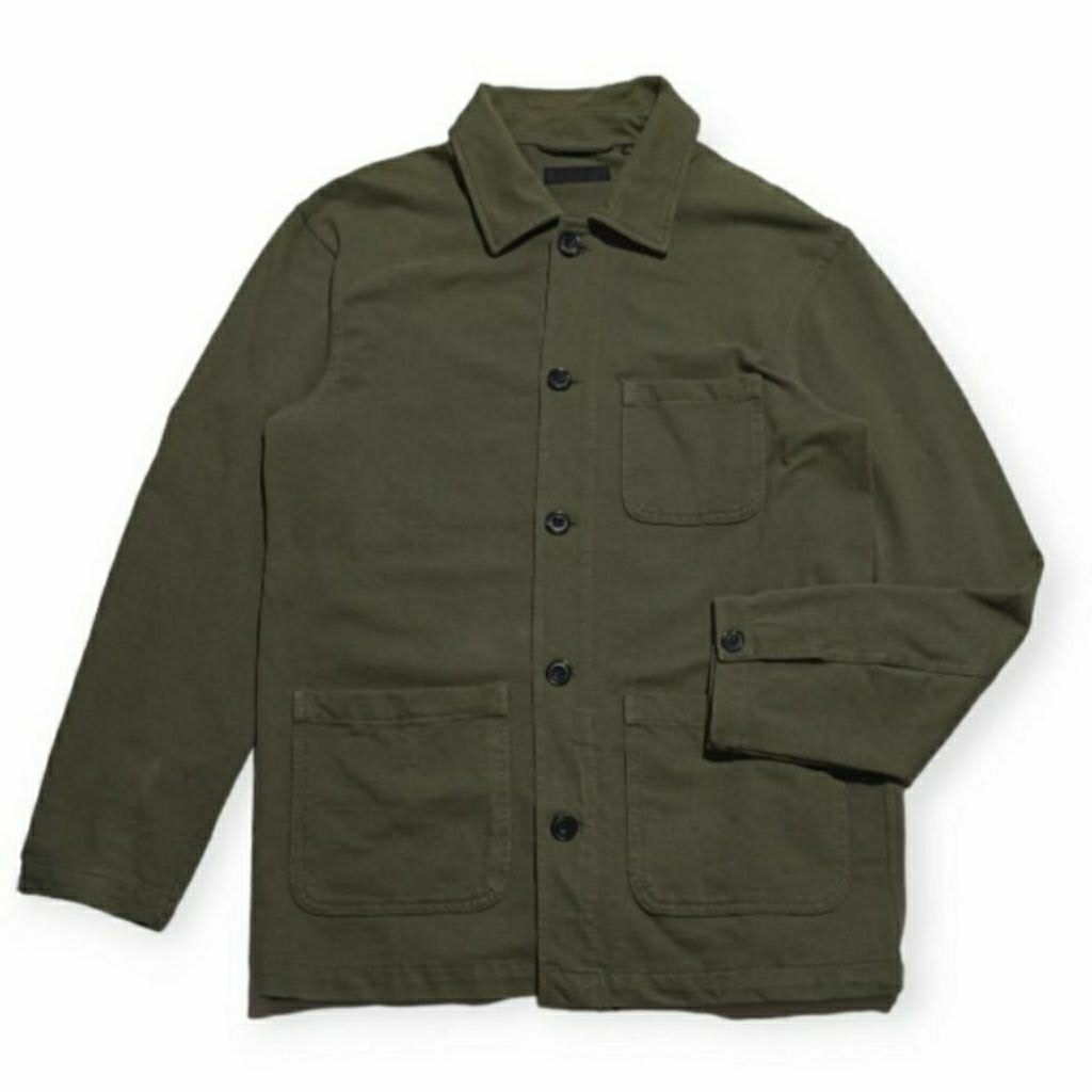 Uniqlo Outer Overshirt Green Olive Original