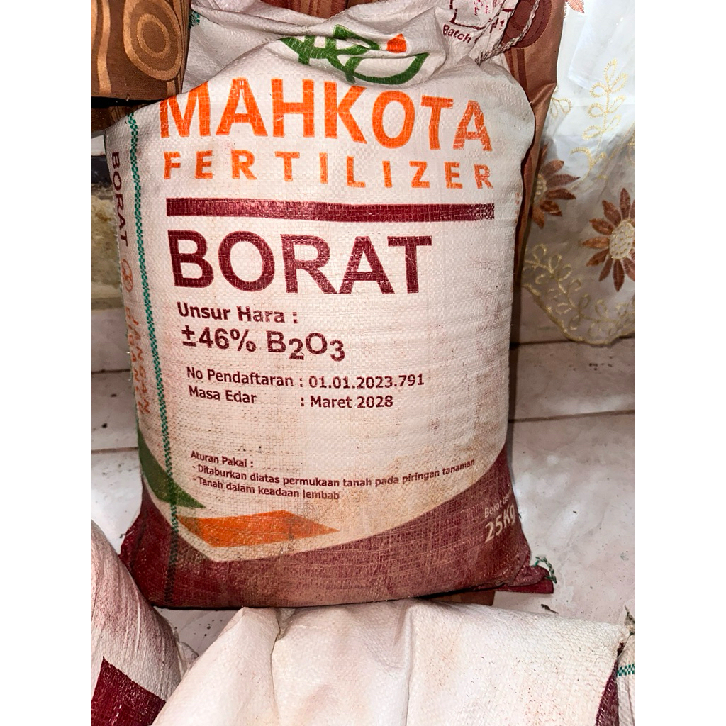 Pupuk Borate Mahkota B203 46% Repack Original 100%