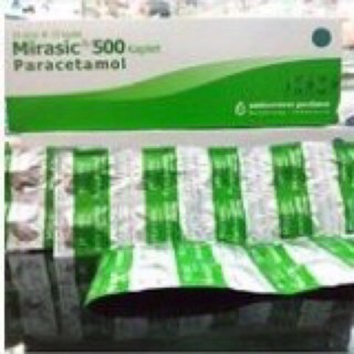 MIRASIC 500 STRIP 10 tablet obat demam