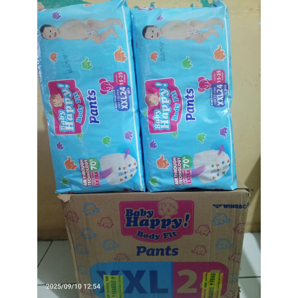 pampers baby happy XXL isi 24 pcs