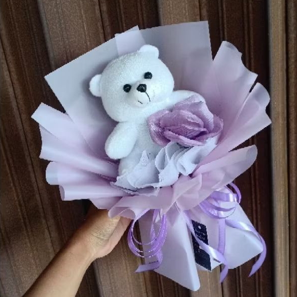 (READY STOK)Buket Boneka / buket wisuda /buket hadiah/buket boneka polos / buket ulang tahun/ buket 