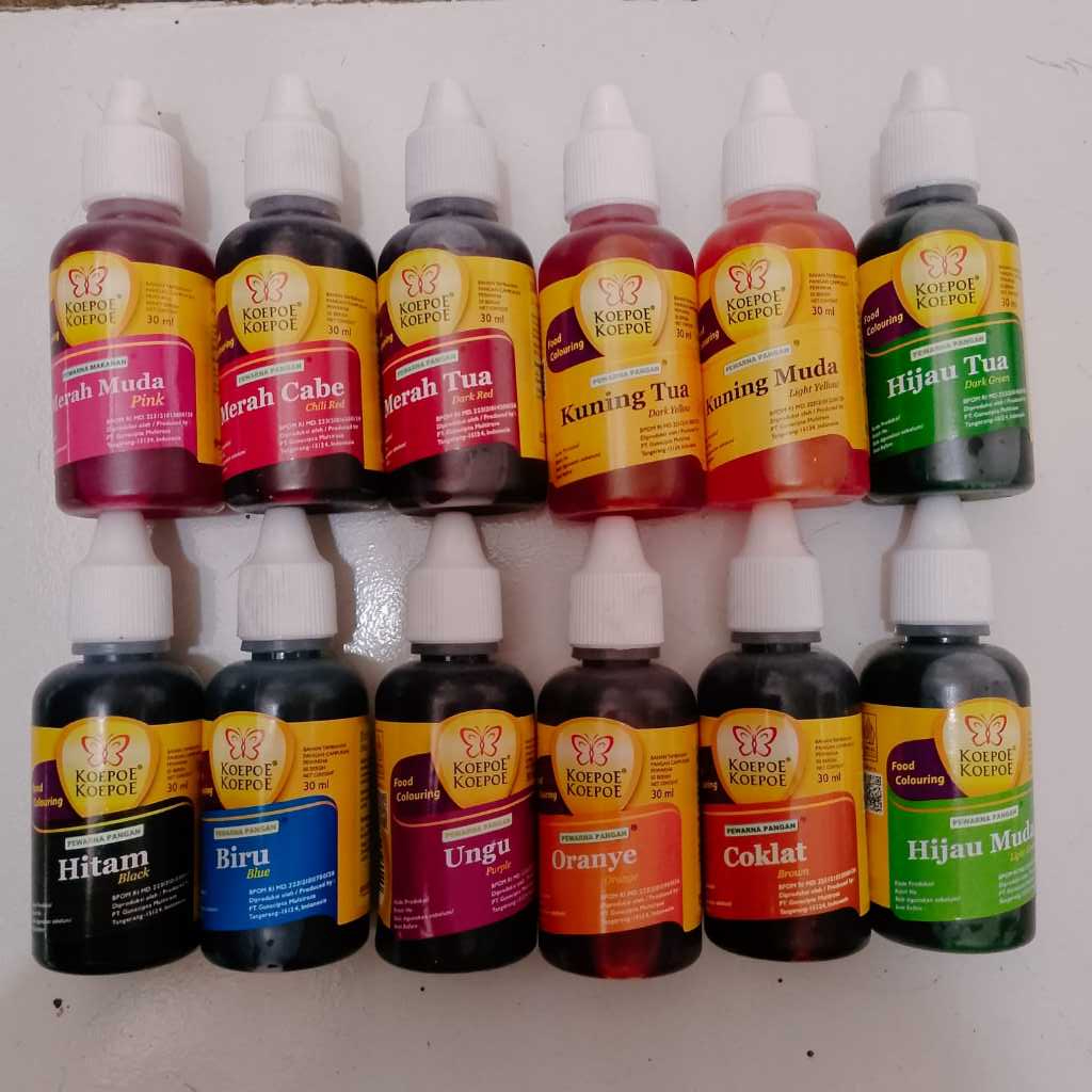 

Pewarna Makanan Koepoe Koepoe 30 Ml Water Based