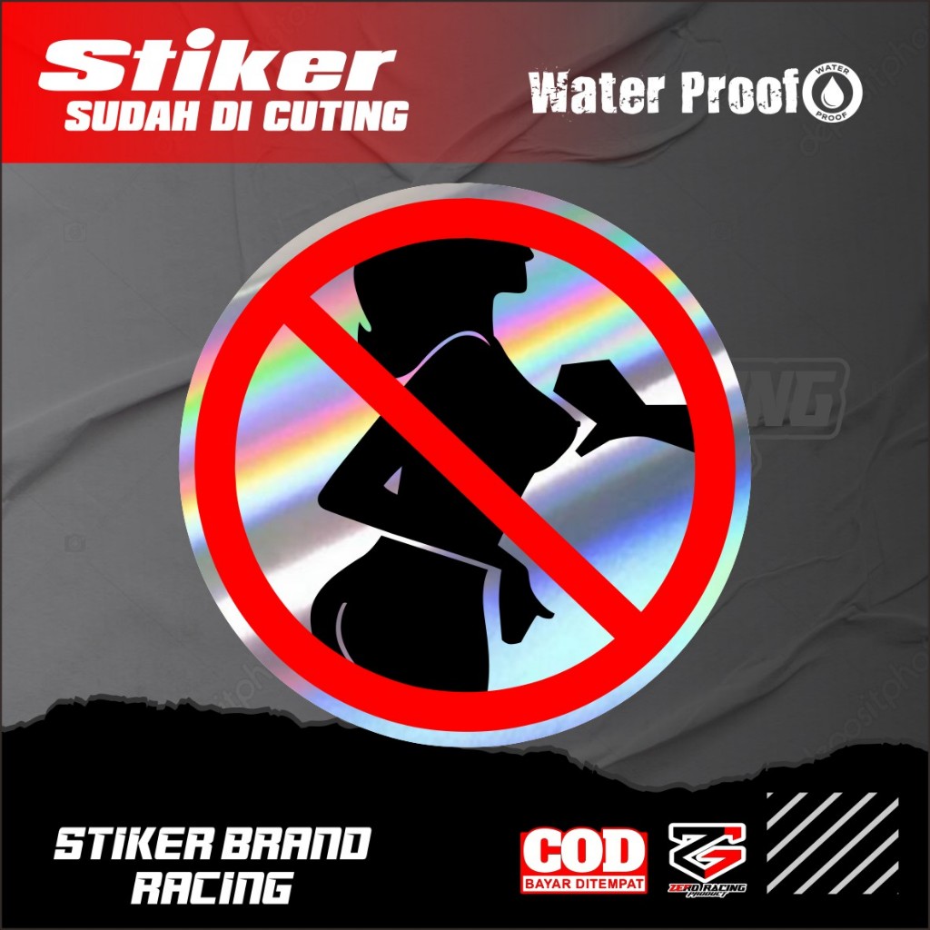 

stiker tempel stiker water proff sudah cutting