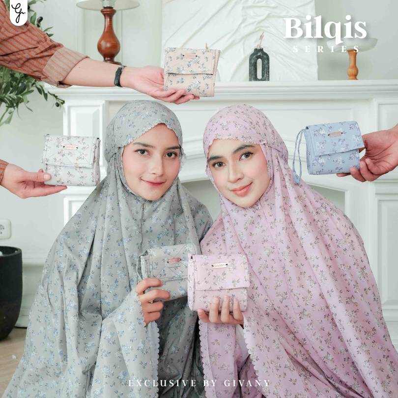 Purnami.se - Mukena Travel Mini Parasut Free Sajadah Mukena Traveling Ibu Kost Givany New Collection