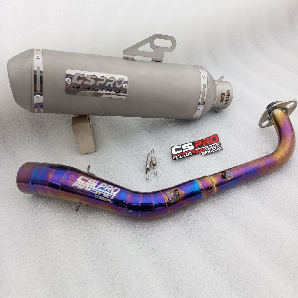 (ORIGINAL) Knalpot Racing Cs Pro Aerox 155 Aerox Conected Nmax new Nmax old pcx 160