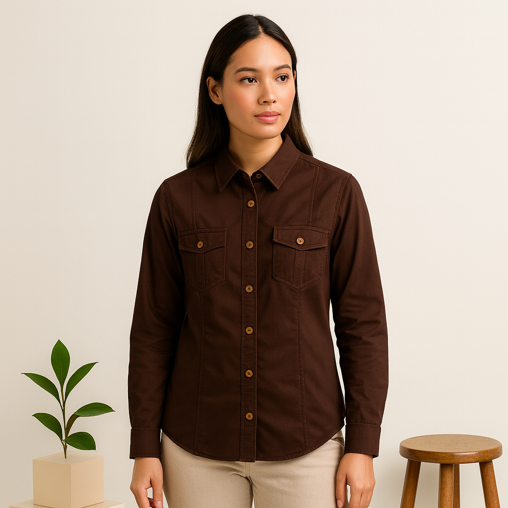 Kemeja JSA  Polos Wanita Dewasa