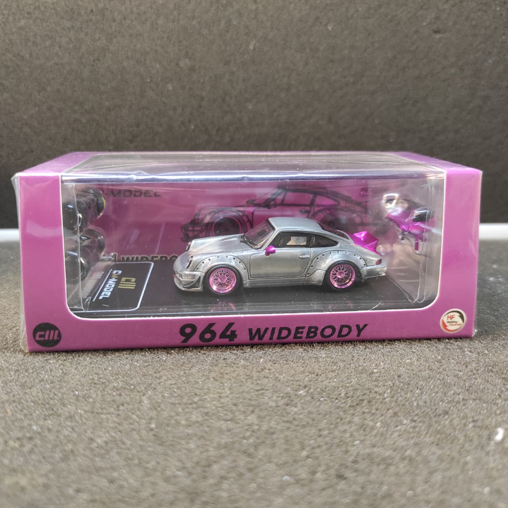 CHASE CM Model 1/64 Porsche RWB 964 Metallic Purple (Indonesia Exclusive)