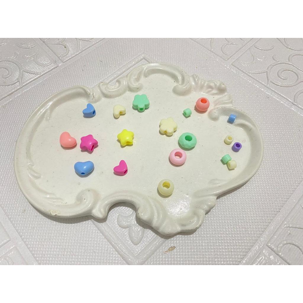 ( 500 gram ) Manik - Manik Warna Pastel Susu