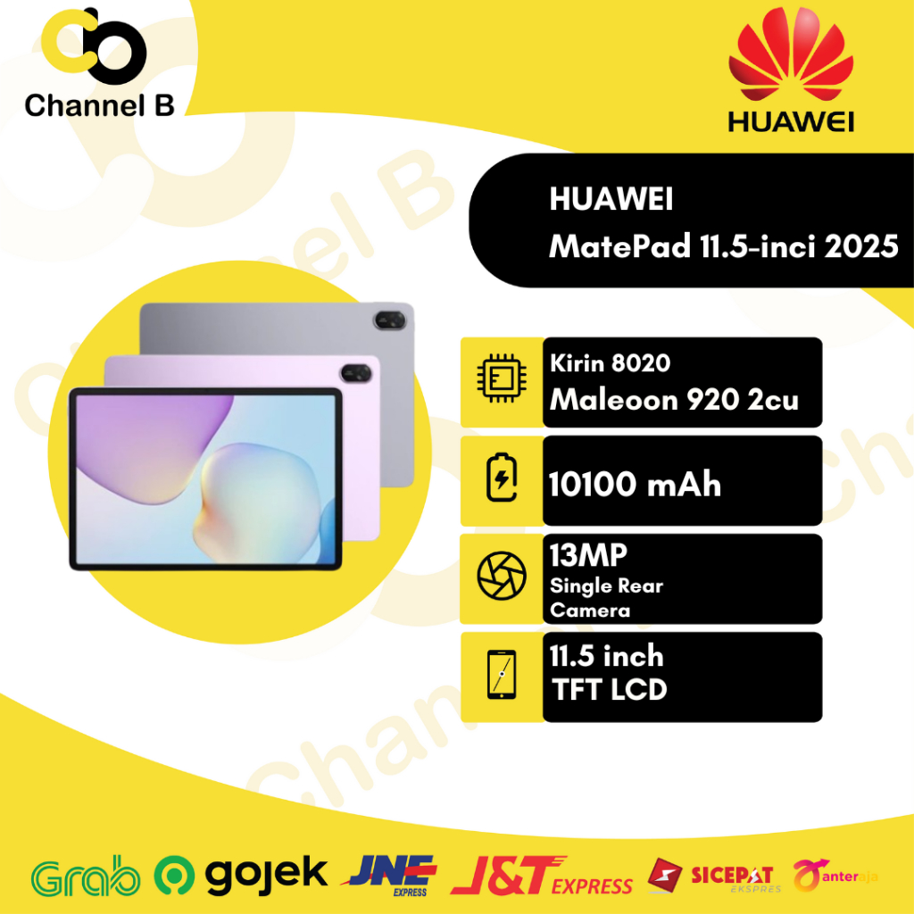 HUAWEI MatePad 11.5 2025 Tablet ( Ram 8GB + Rom 256GB ) Garansi Resmi