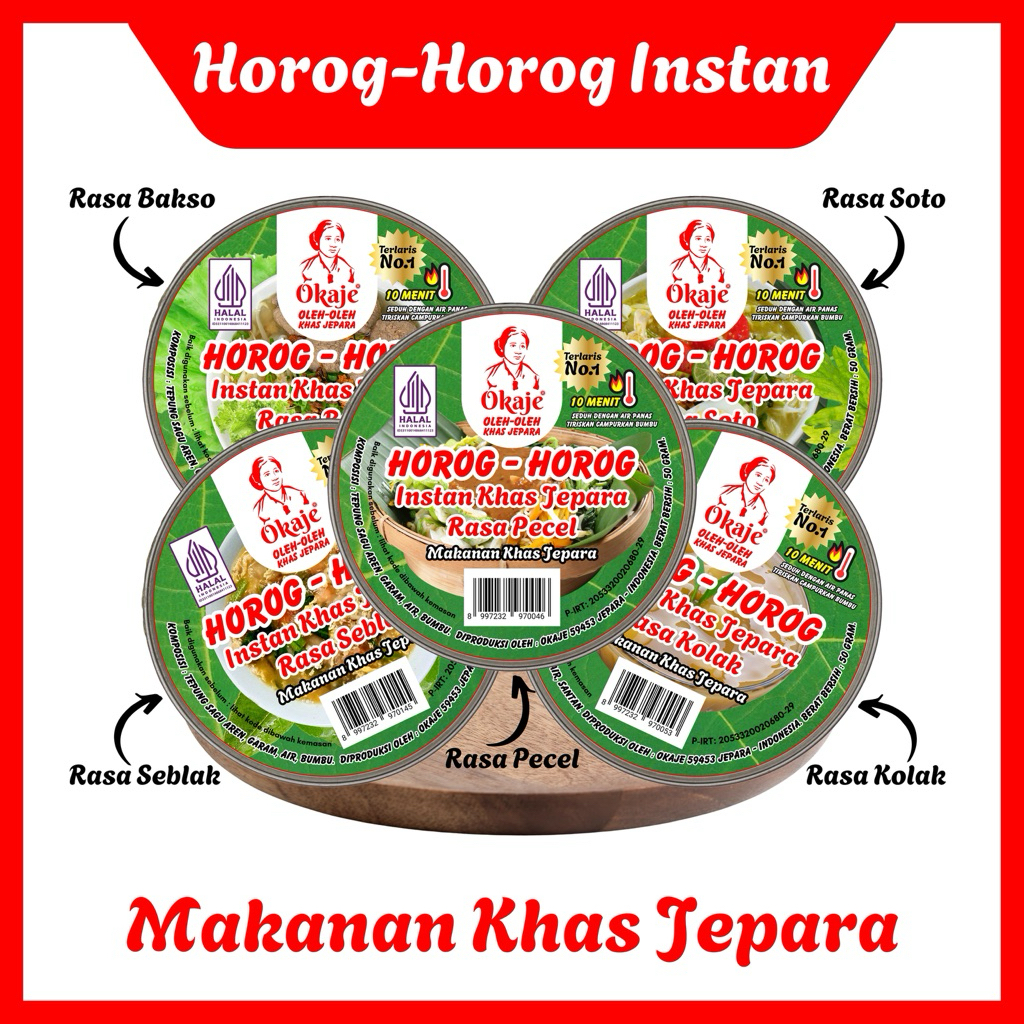 OKAJE Horog Horog Instan Khas Jepara | Oleh Oleh Khas Jepara