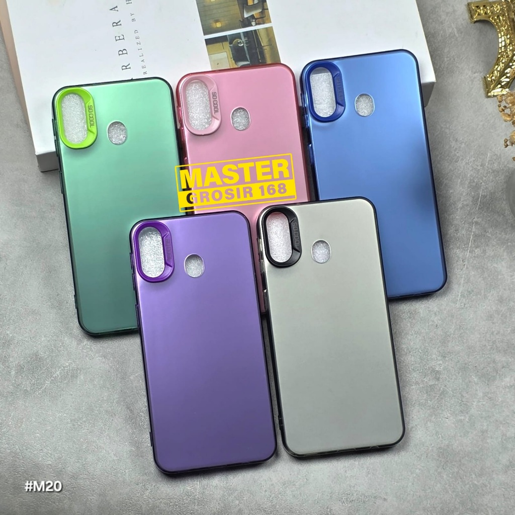 SAMSUNG M20 SOCOOL CASE MACARON CASE IMD HYBRID PLATE HOLOGRAM SAMSUNG M20