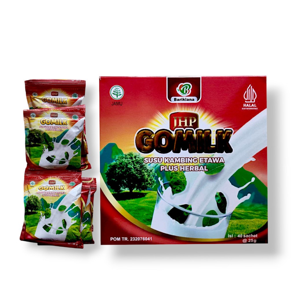

JHP | GOMILK | SUSU KAMBING ETAWA PLUS HERBAL | 1 RENCENG 10 PC