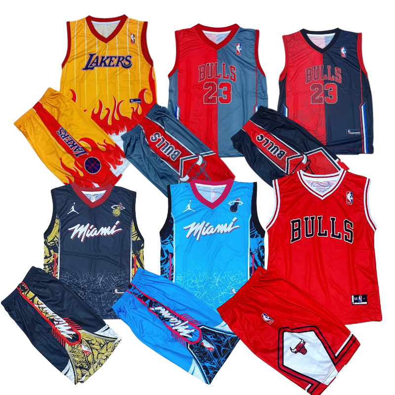 stelan olahraga basket/baju basket anak anak singlet premium