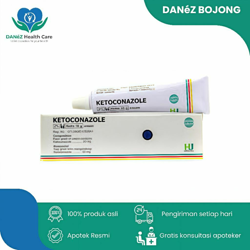 KETOCONAZOLE CREAM 2% - OBAT ANTI JAMUR