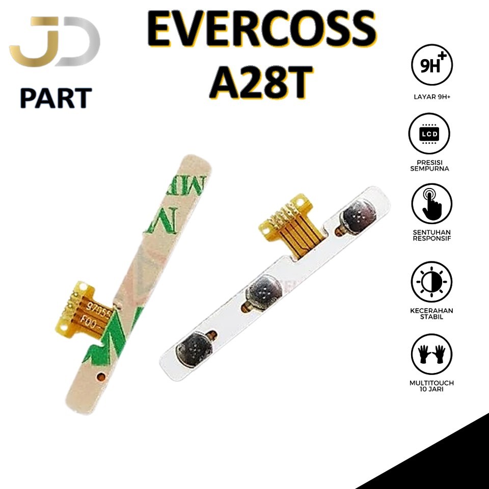 FLEXIBEL ON / OFF + VOLUME EVERCOSS A28T ORIGINAL