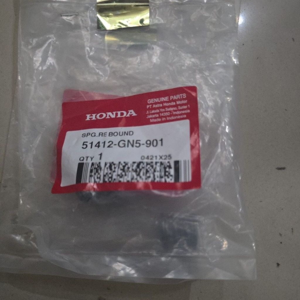 51412-GN5-901 HGP AHM 100% ORIGINAL PER REBUND SKOK BEAT GRAND SUPRA 51412GN5901