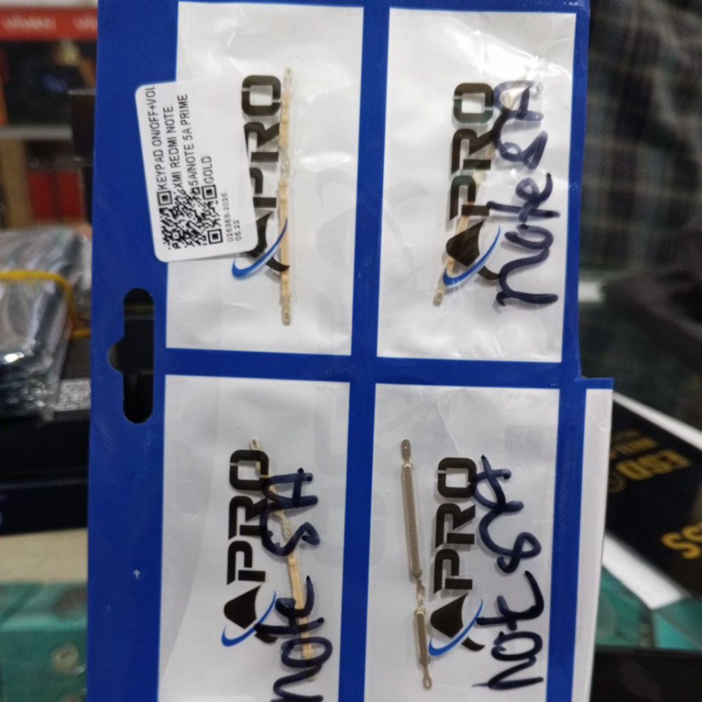 TOMBOL LUAR ON OFF VOLUME REDMI NOTE5A