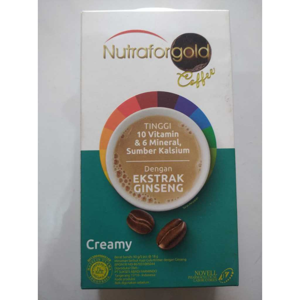 

Nutrafor Gold Coffee Tinggi Vitamin & Mineral