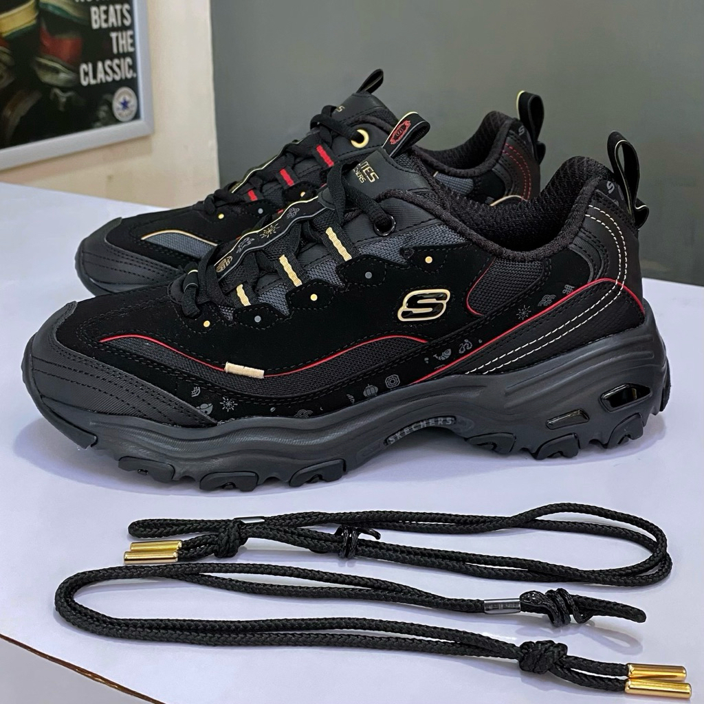 Skechers D'Lites black/gold chinese new year 802024/BKGD (ORIGINAL BNIB)