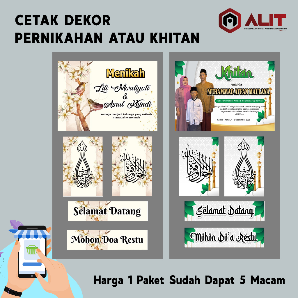 DEKOR PERNIKAHAN/ DEKOR KHITAN