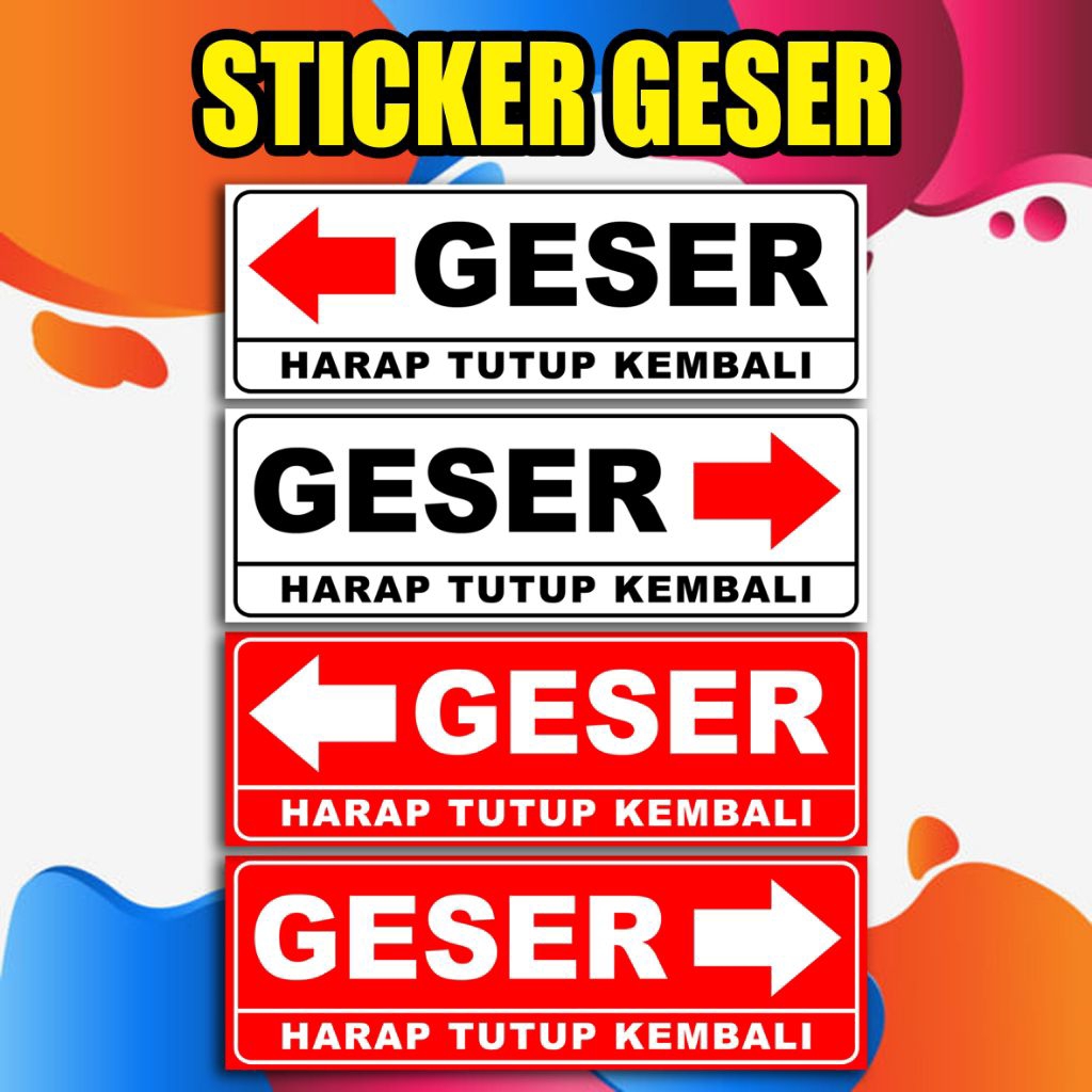 

STIKER GESER