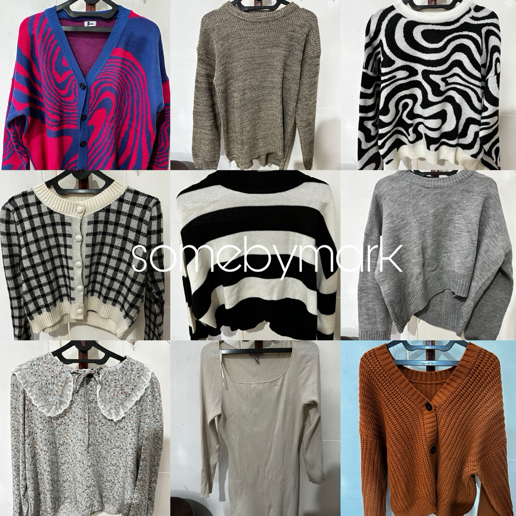 Preloved Dress Cream H&M Wanita