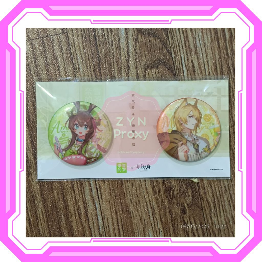READY STOCK ARKNIGHTS [NAIXUE] Badge Set Amiya Mlynar