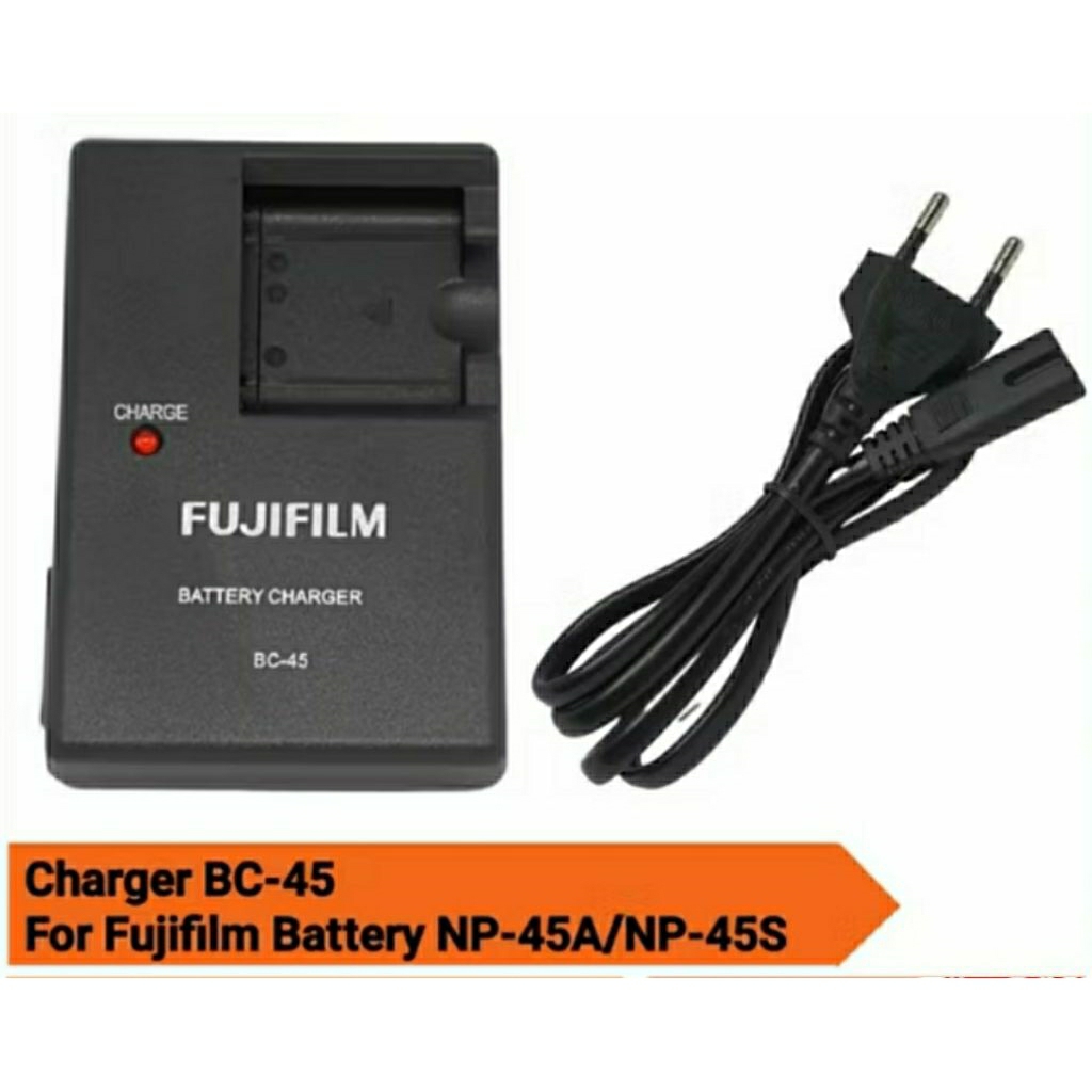 Charger Fujifilm BC-45 untuk Battery NP45 Kamera Instax Mini 90 FinePix XP120 XP90