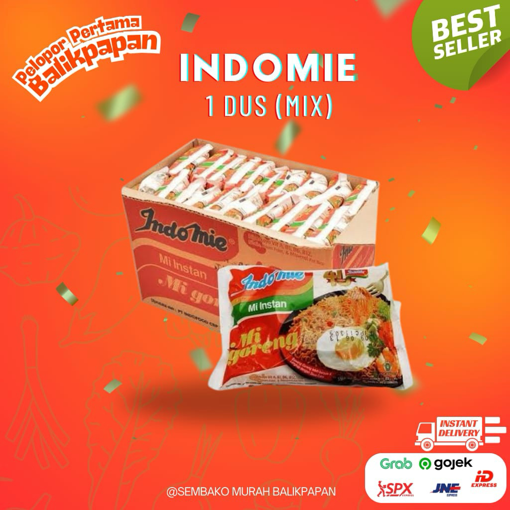

indomie 1 dus (40pcs) bisa campur rasa (tulis di note)