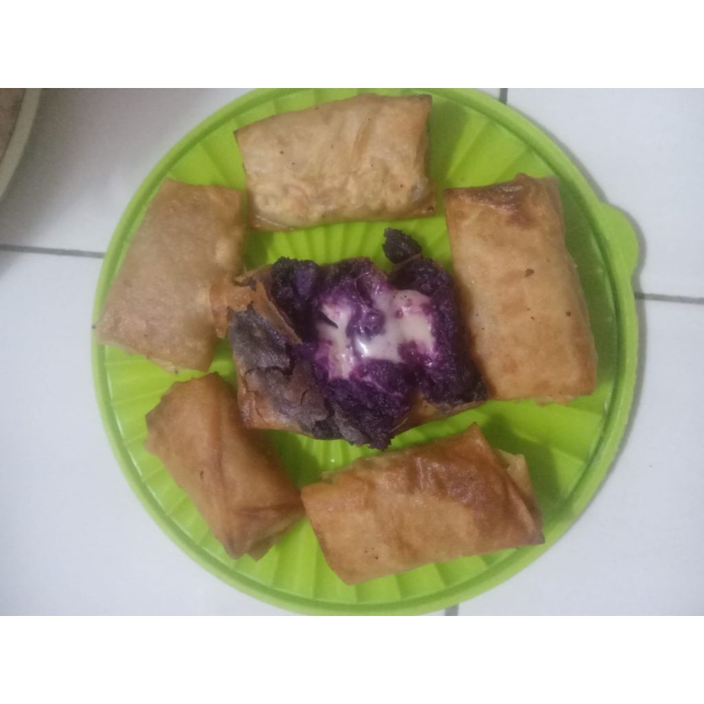 

Lumpia Ubi Ungu Isi 5pcs Keju Mozarela frozen K2.FOOD
