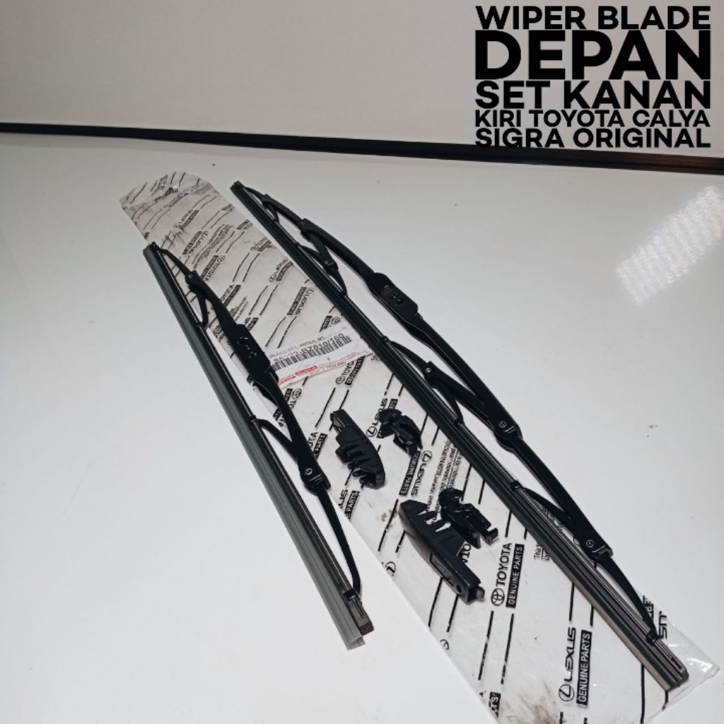 WIPER BLADE DEPAN SET KANAN KIRI TOYOTA CALYA SIGRA ORIGINAL