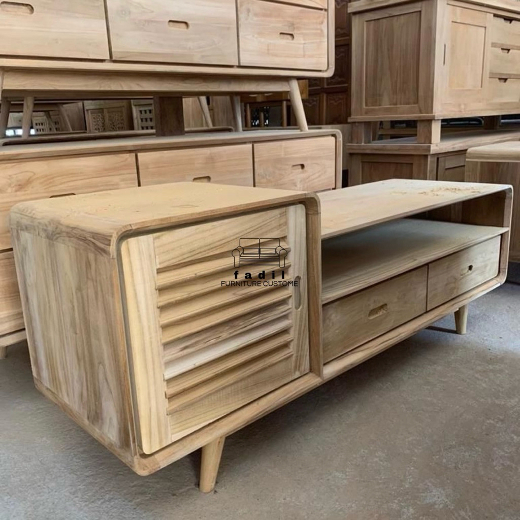 Bufet Tv Minimalis Bufet Tv Kayu Jati Bufet Tv