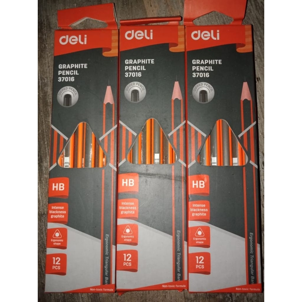 

PENCIL DELI 37016 ( 1 BOX ISI 12 PCS )