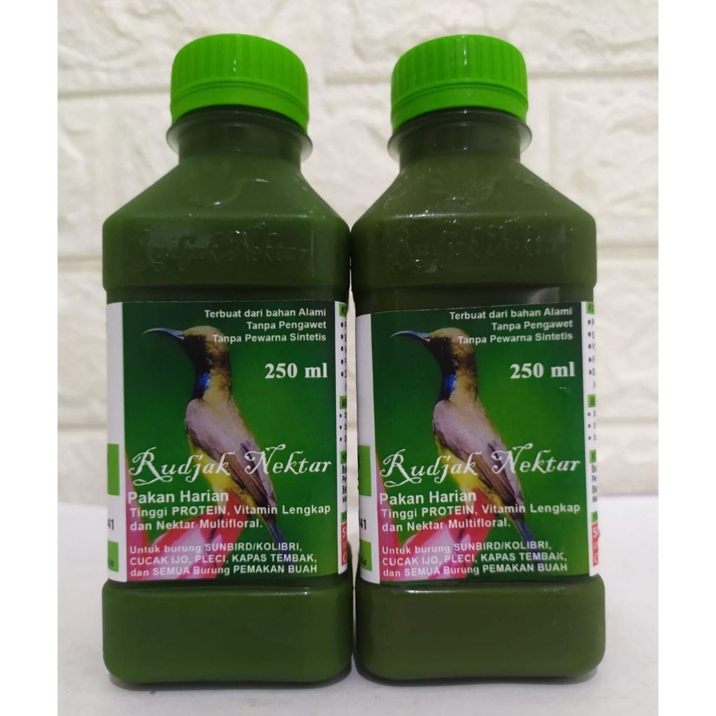 PROMO TERMURAH Rudjak nektar | rujak nektar 250ml nektar pakan harian kolibri ninja dan sogon
