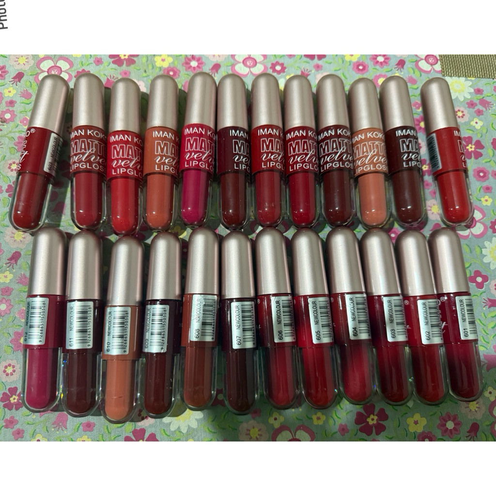 TERMURAH Iman Koko Matte Velvet LipGloss Lusinan Tanpa Box / Pemerah bibir / Lip gloss / Lip balm
