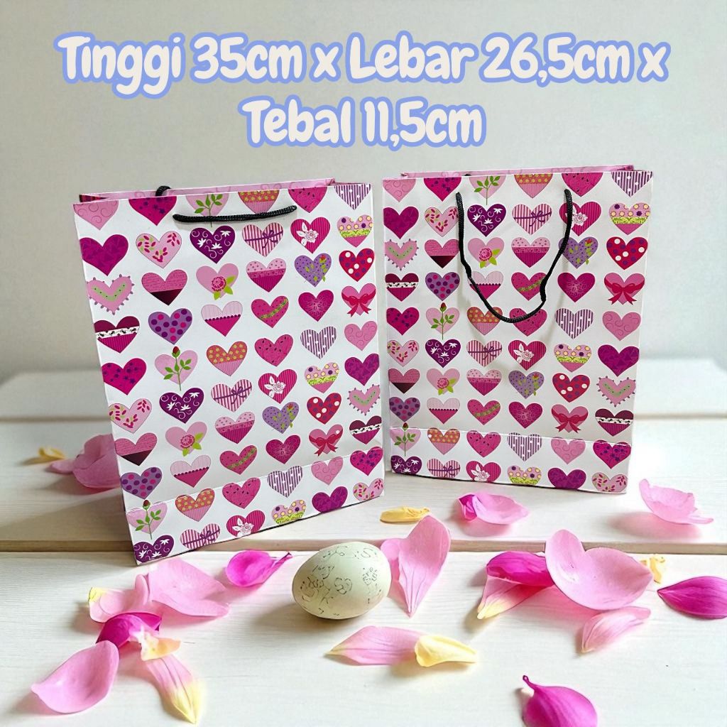

Paper Bag Biasa Miring Ukuran 35x25,5x11,5CM / Tas Kado / Tas Hadiah / Hand Bag / Shopping Bag/Tas Kertas