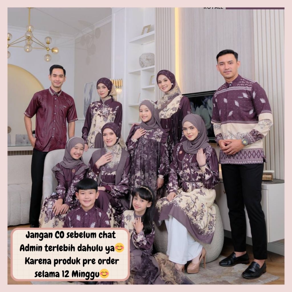 Syailendra sarimbit lebaran 2026 by Valdya x Ahzarayy OPEN PRE ORDER (READY JANUARI 2026) Family set
