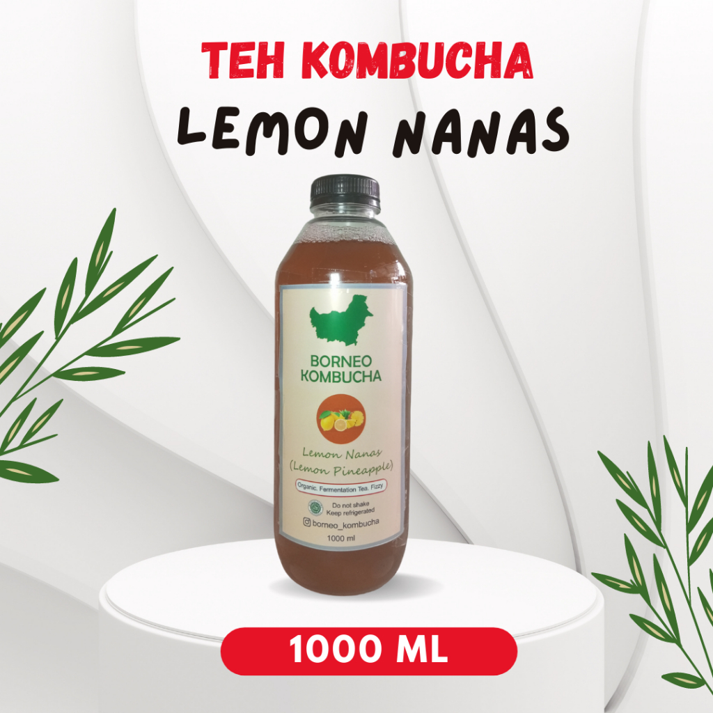 

BORNEO KOMBUCHA LEMON NANAS ORGANIK 1000 mL