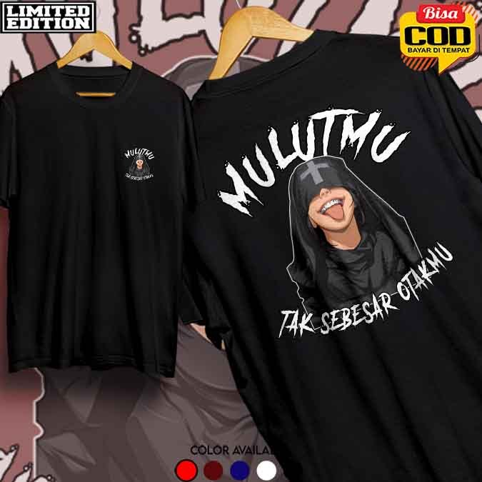 Kaos Mulutmu tak sebesar otakmu, Kaos kata kata sindiran keren. Kaos nyindir keren