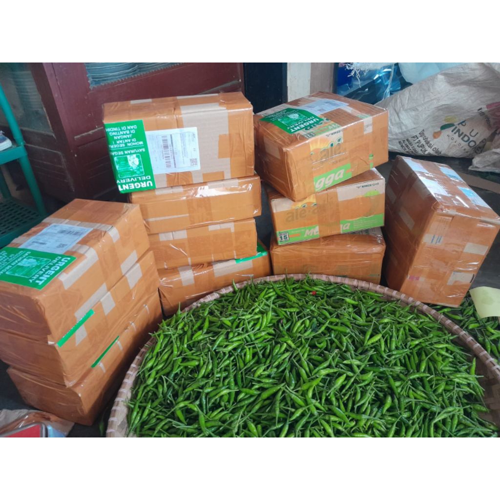 

cabai rawit Hijau segar 2 kilo