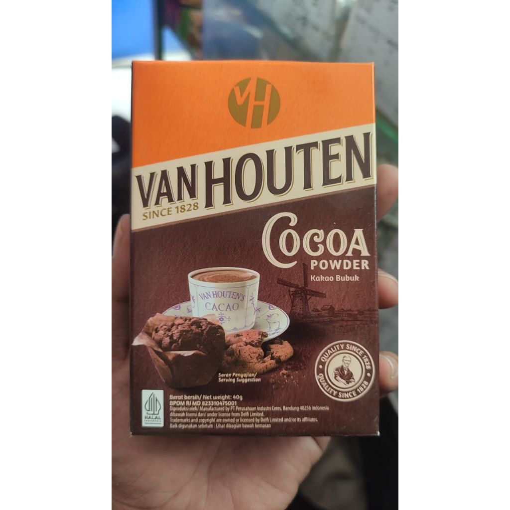 

COKLAT BUBUK VAN HOUTEN 40 GRAM COCOA POWDER VAN HOUTEN
