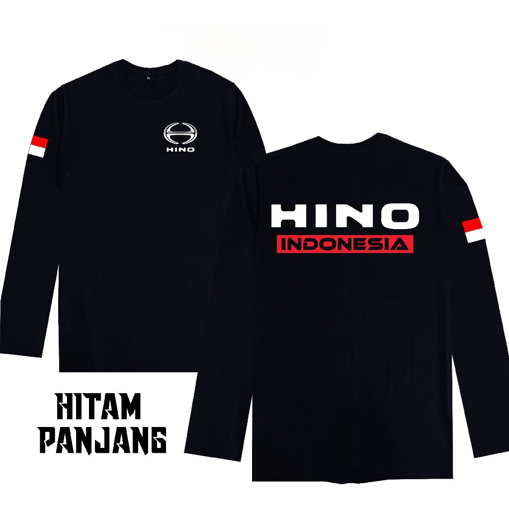 KAOS LENGAN PANJANG HINO INDONESIA//KAOS DRIVER TRUCK HINO