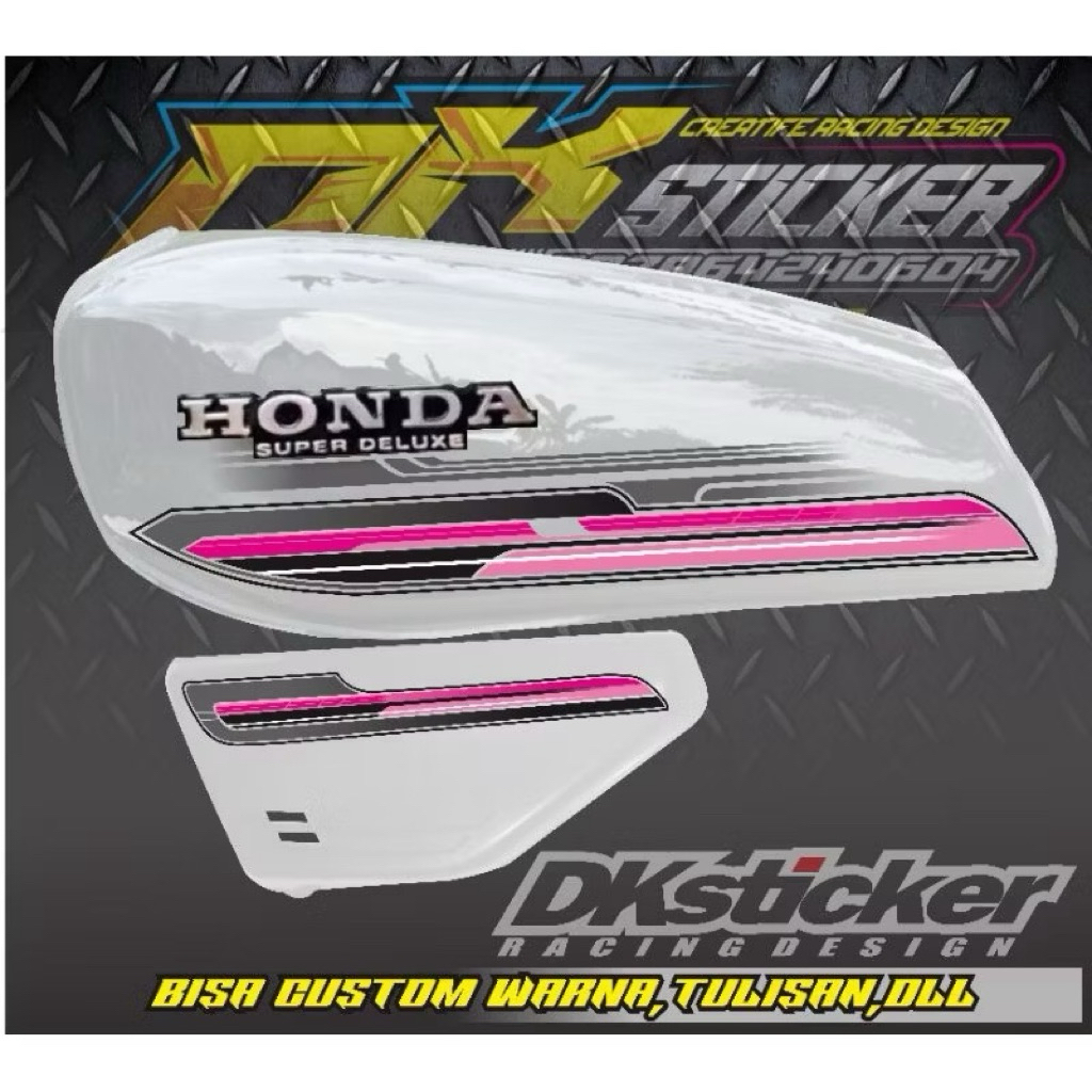 STRIPING GL 100/STRIPING GL CEPEK/STRIPING GL 100 VARIASI/STRIPING GL 100 CUSTOM/STRIPING GL 100 PUT