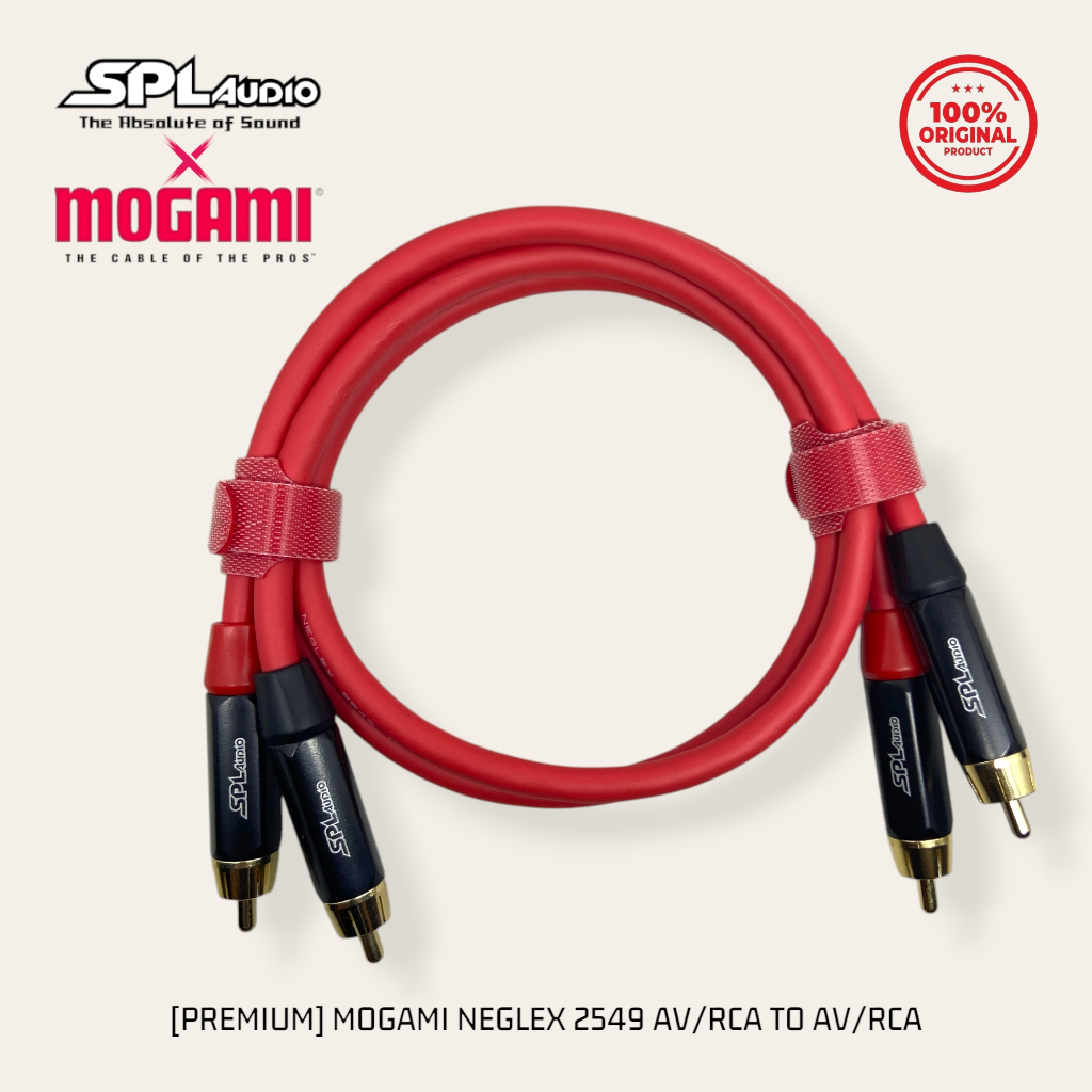 Set Input Converter/Splitter: Kabel Audio Jek RCA to RCA Mogami 2549 - Kualitas Terjamin