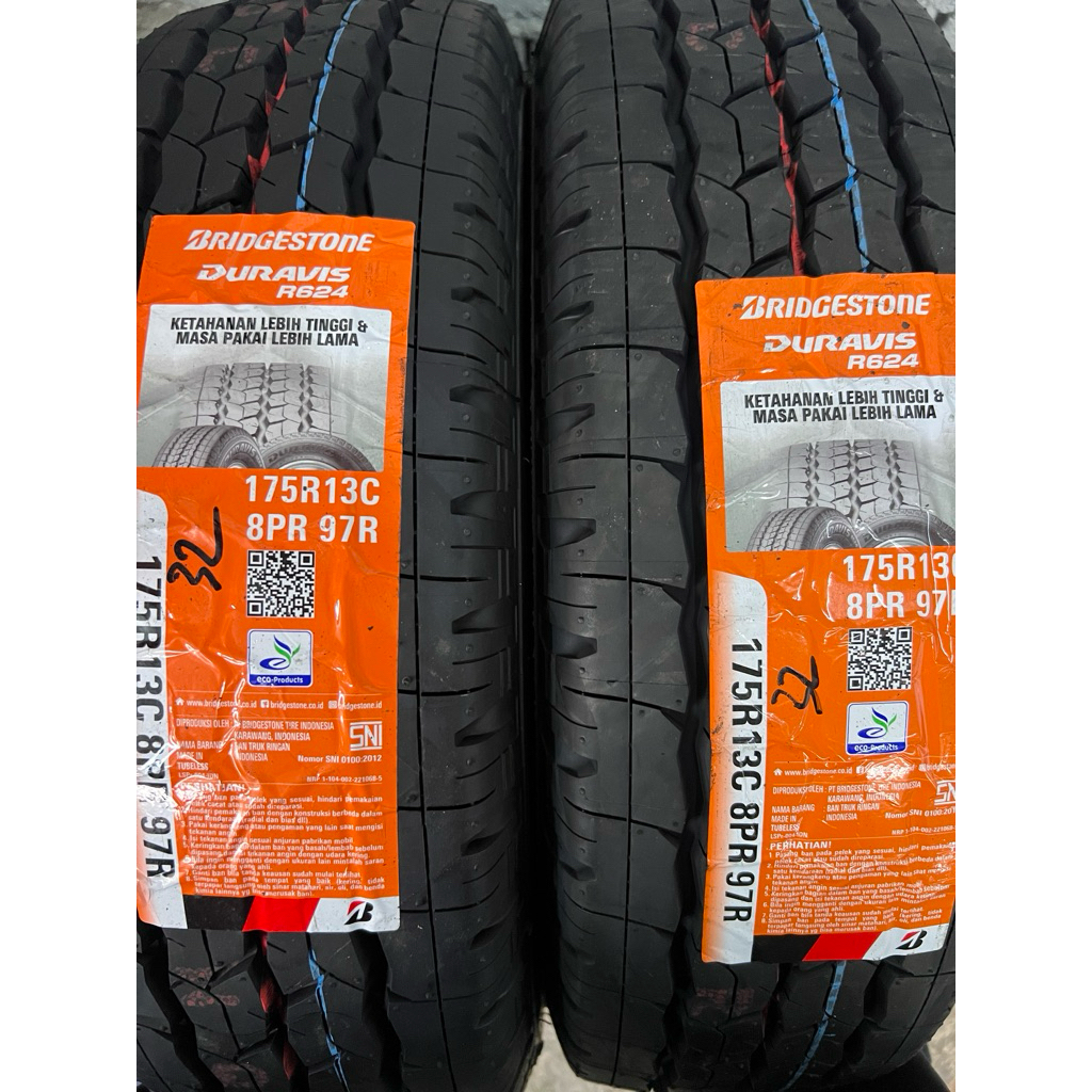 Ban mobil 175 R13 Bridgestone Duravis carry futura grandmax pickup box muatan