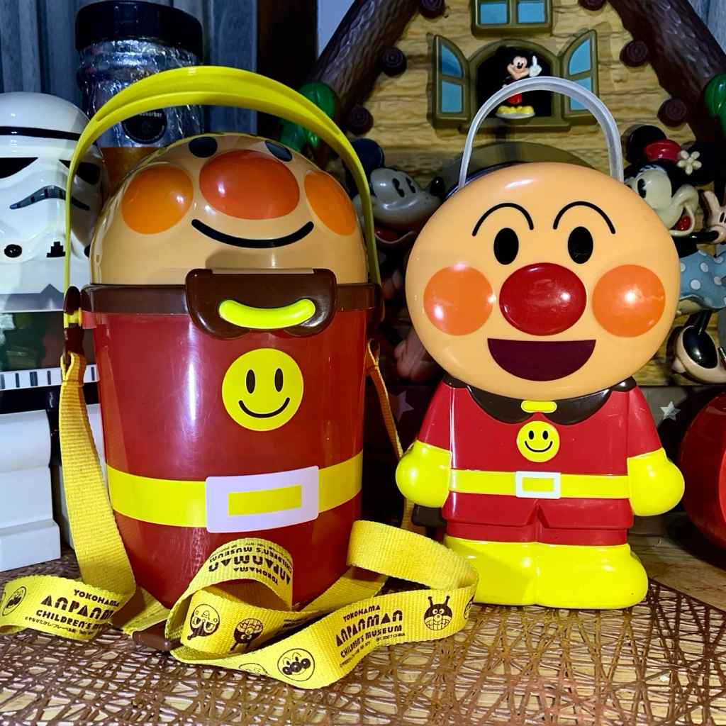 Jual Anpanman popcorn bucket/ snack storage/ kAnpanman toys storage & Lunch Box Figure Yokohama Japa