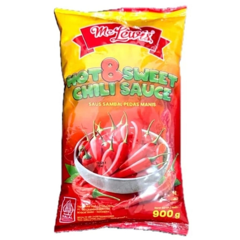 

MC Lewis Hot & Spicy Chili Sauce Pedas Manis 900 gr