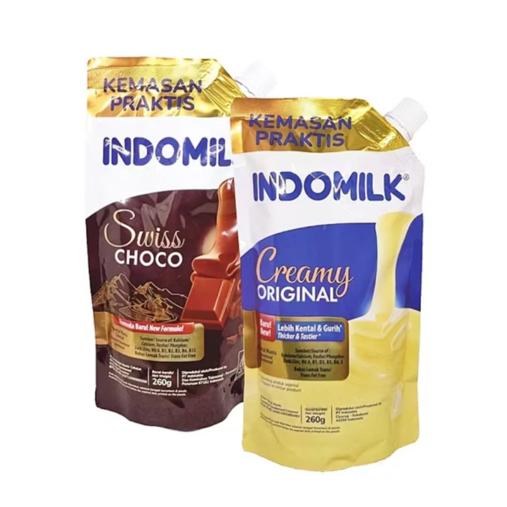 

Indomilk Kental Manis 240g Pouch Kecil